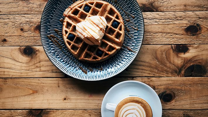 Waffles at Blend